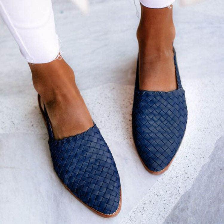 Women's Woven Sandals | Stylish & Comfortable Flat Slingback