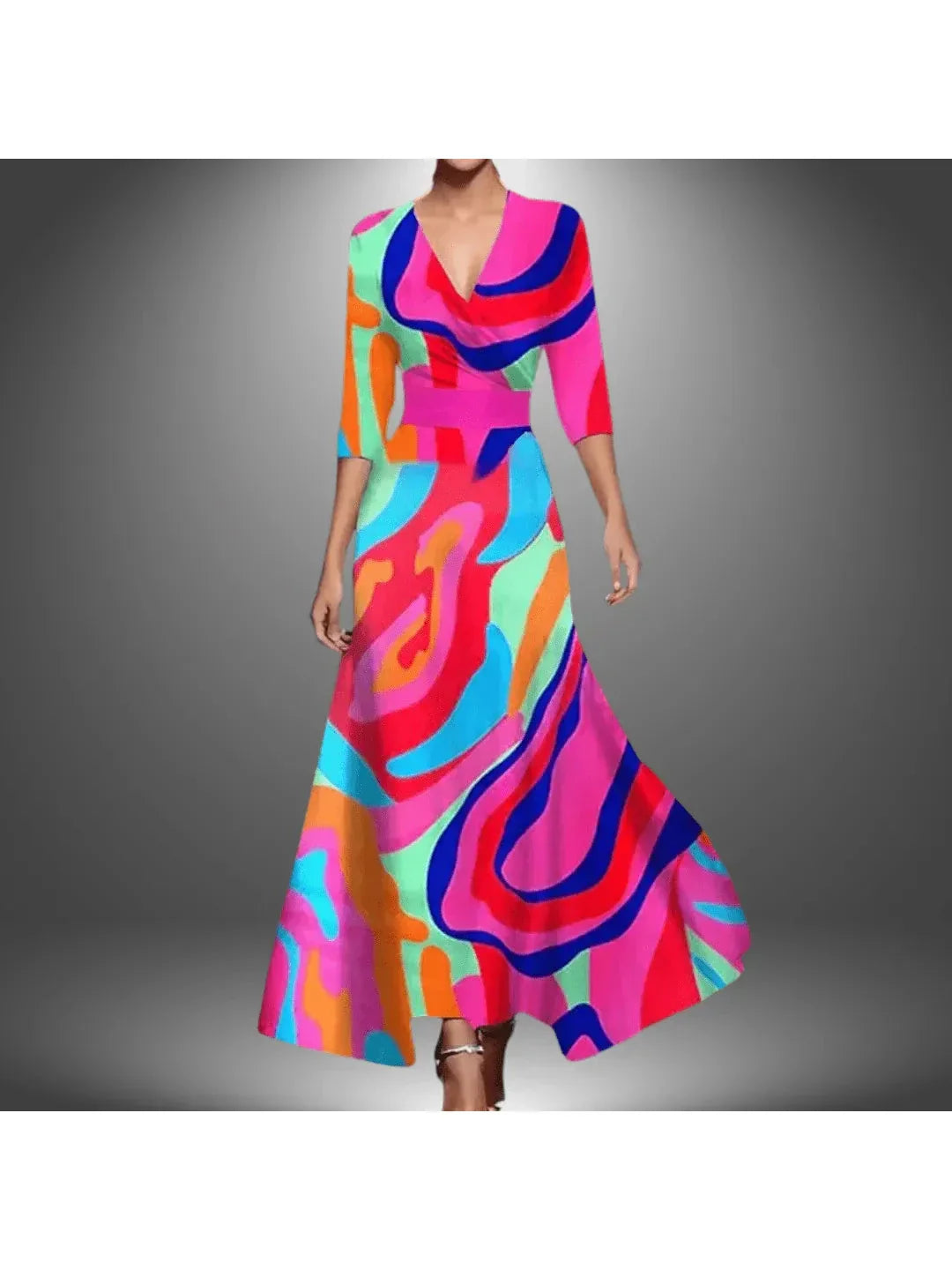Women's Wrap Dress | Floral Print & Figure-Flattering Feminine Fit