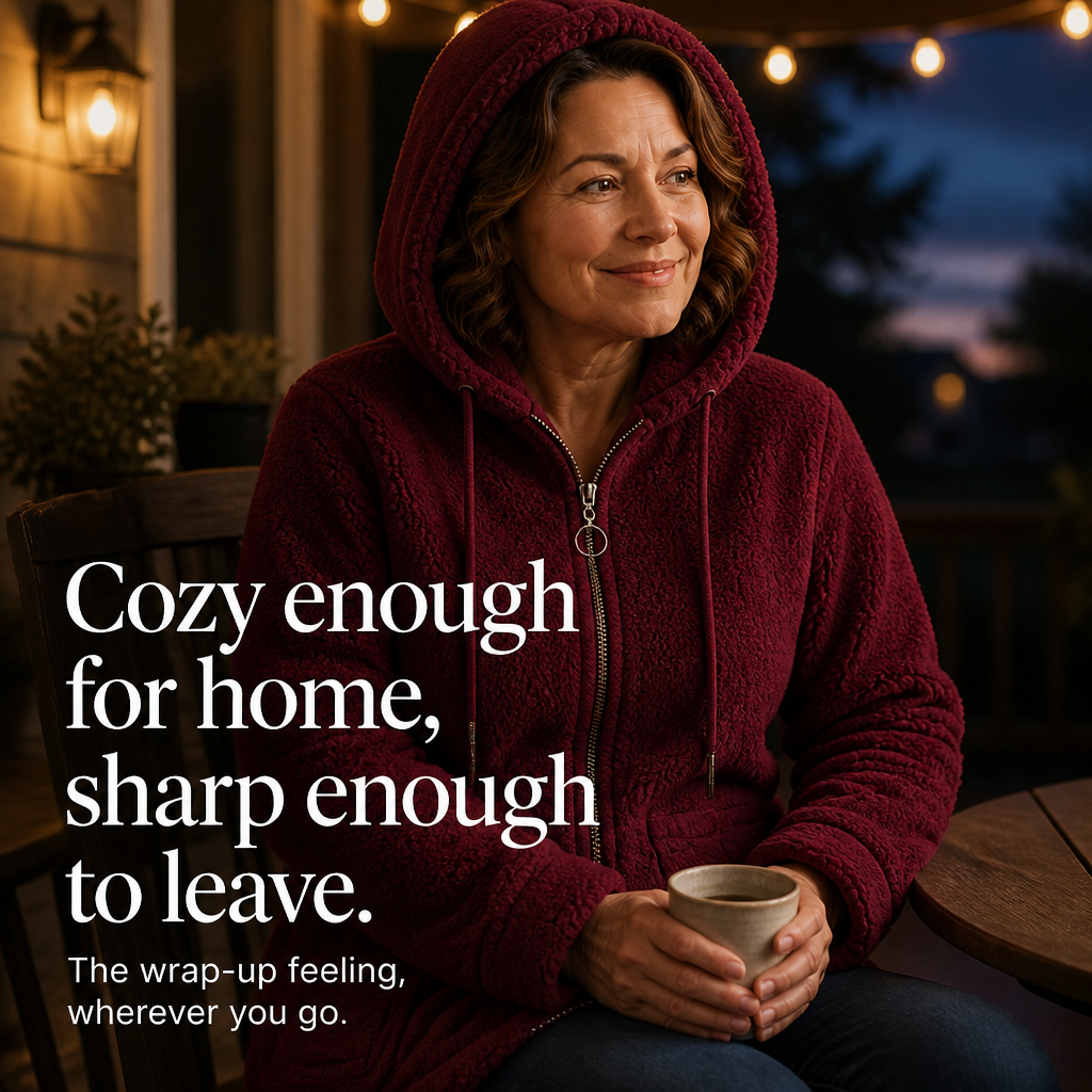 Women's Zip-Up Hoodie | Oversized & Warm
