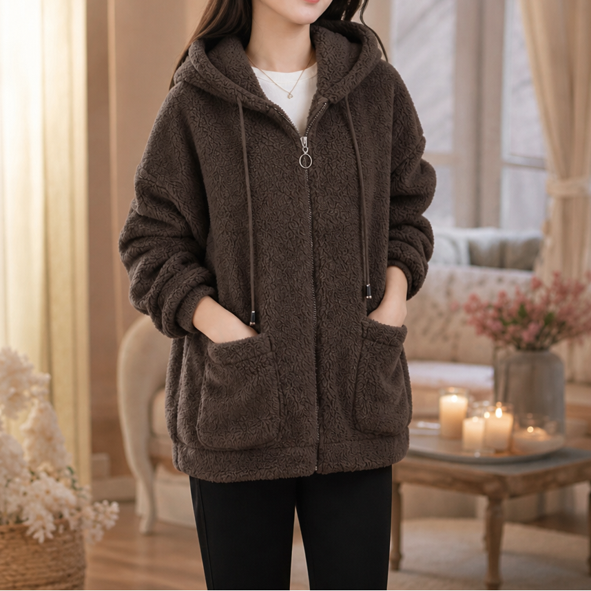Women's Zip-Up Hoodie | Oversized & Warm