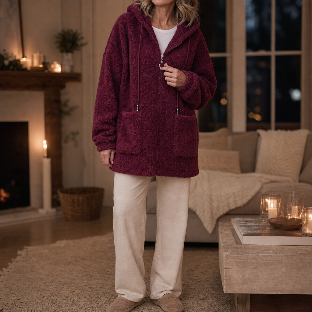 Women's Zip-Up Hoodie | Oversized & Warm
