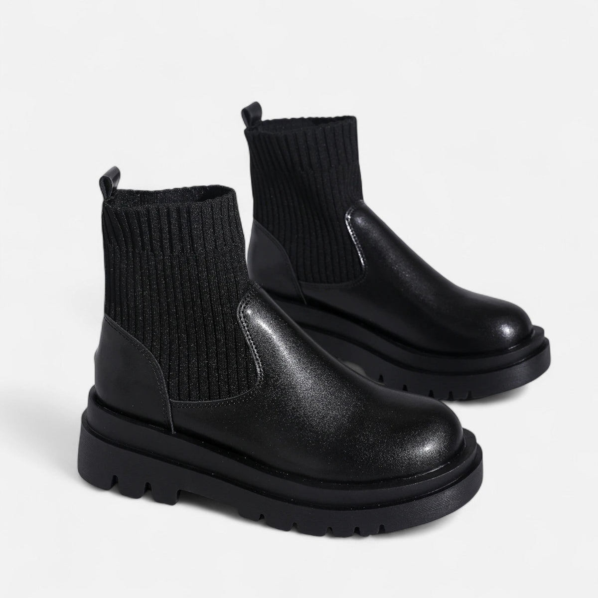 Women's Slip-On Ankle Boots Block Heel Booties Everyday 7