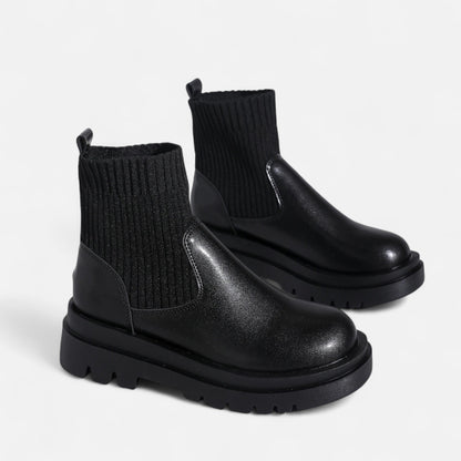 Women's Slip-On Ankle Boots Block Heel Booties Everyday 7