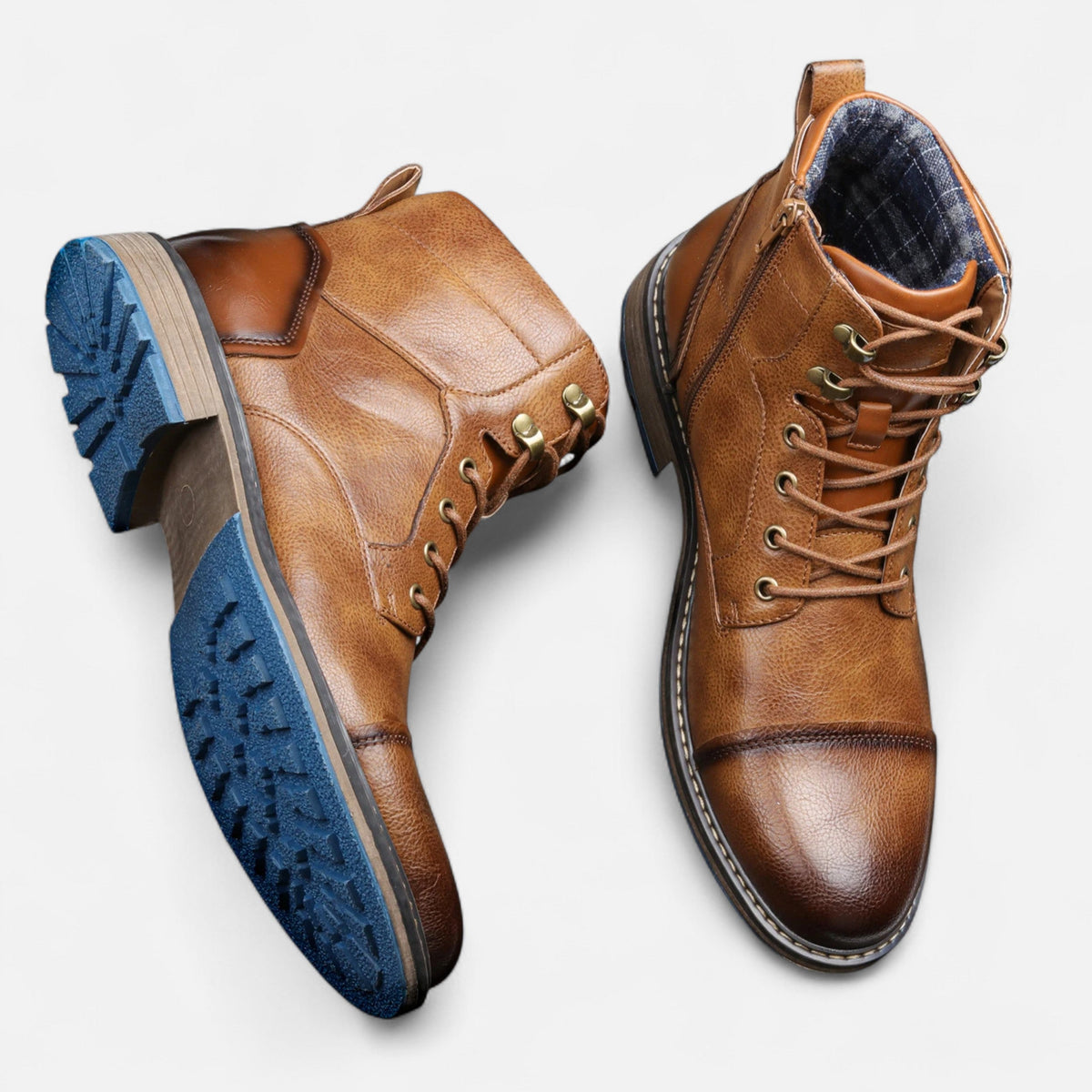 Men's Retro Inspired Boots Lightweight Casual Dress Shoes 6