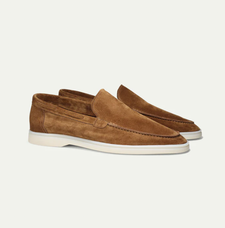 Xavier Suede Slip-On Shoes for Stylish Occasions
