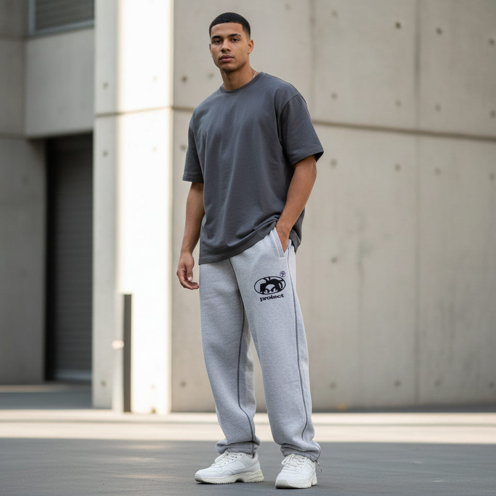 Y2K Retro Stripe Baggy Jogging Pants – Unisex Harajuku Streetwear 2