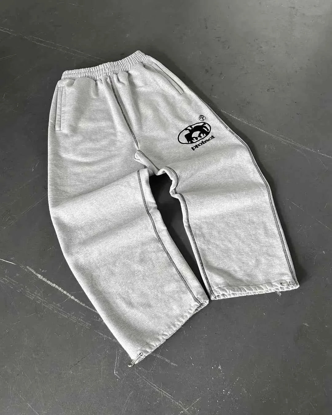 Y2K Retro Stripe Baggy Jogging Pants – Unisex Harajuku Streetwear 5