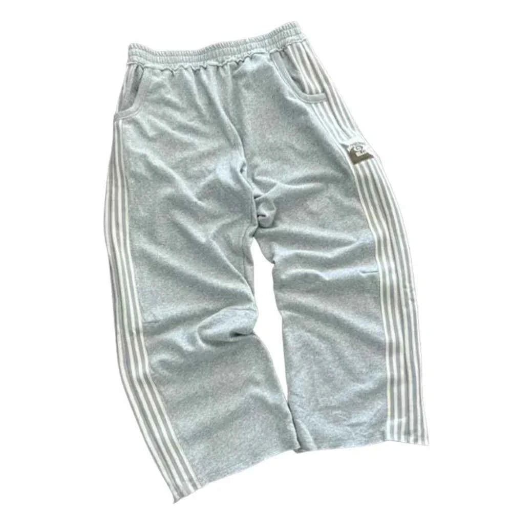 Y2K Retro Stripe Baggy Jogging Pants – Unisex Harajuku Streetwear 8