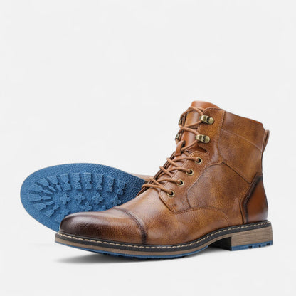 Men's Retro Inspired Boots Lightweight Casual Dress Shoes 8