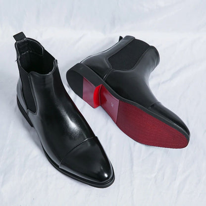 Men's Slip On Chelsea Boots Round Toe Ankle Footwear 10