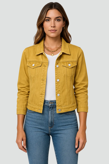 Women's Jacket | Button Closure & Pockets 2
