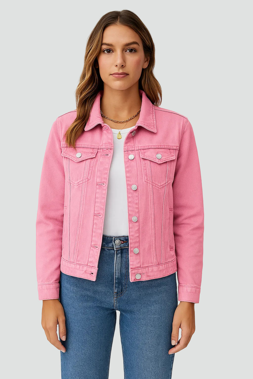 Women's Jacket | Button Closure & Pockets 4