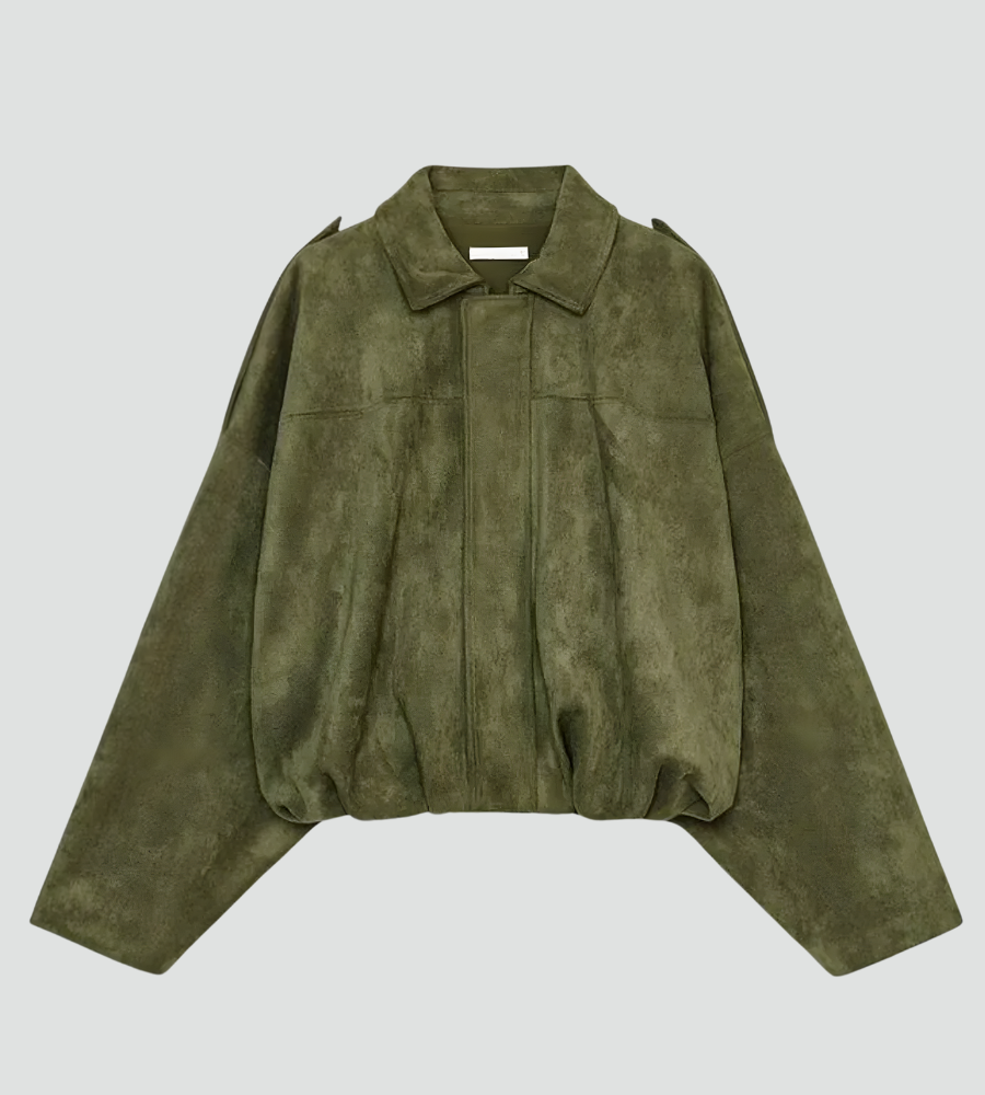 Women's Oversized Bomber Jacket | Zip Front Design 10