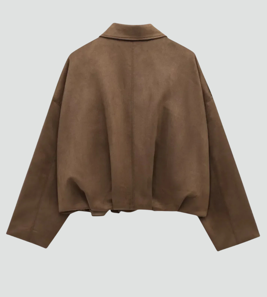 Women's Oversized Bomber Jacket | Zip Front Design 13