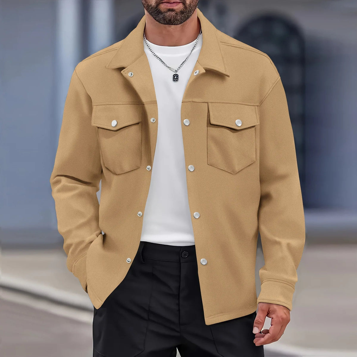 Zimba – Thick Jacket with Two Pockets and Long Sleeves