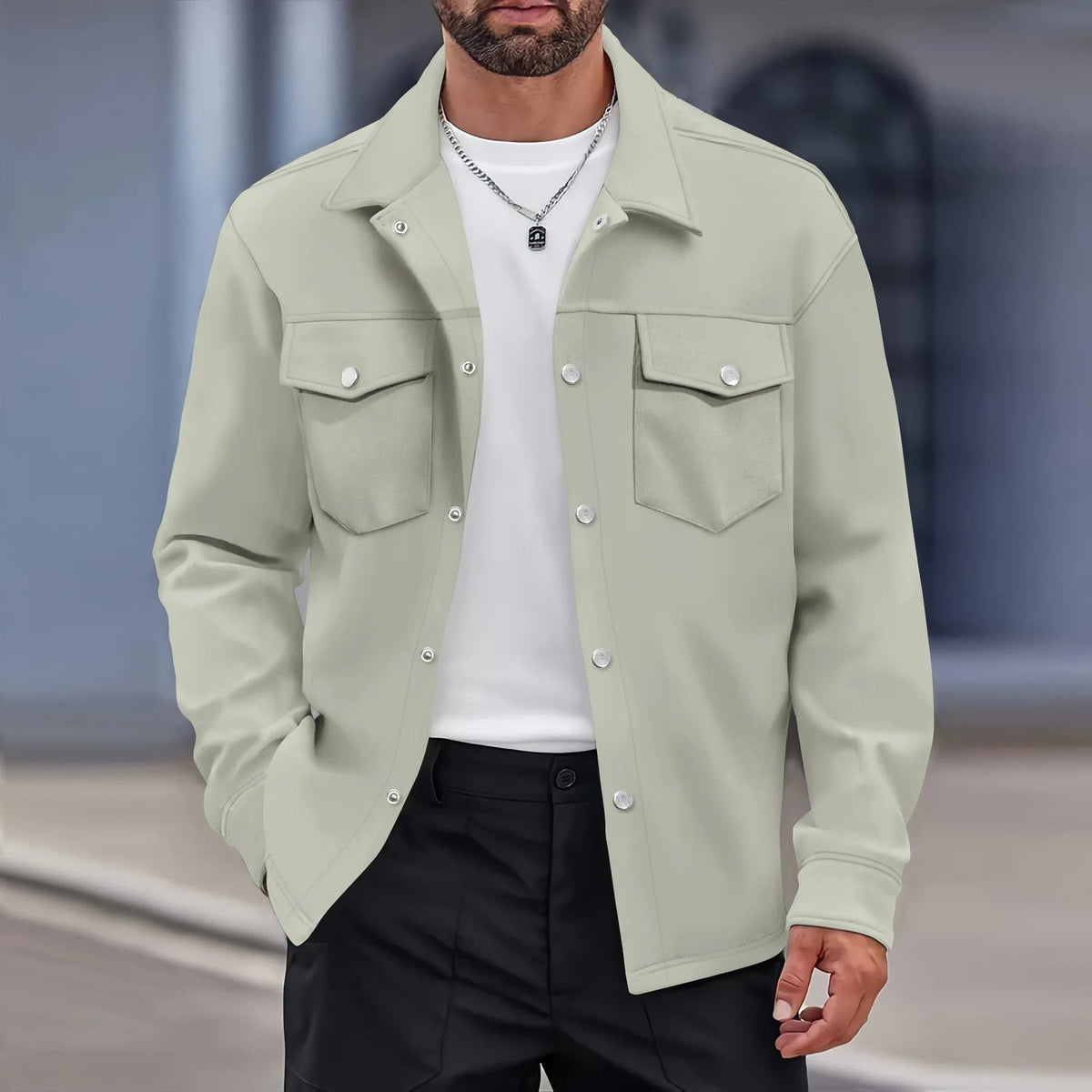 Zimba – Thick Jacket with Two Pockets and Long Sleeves