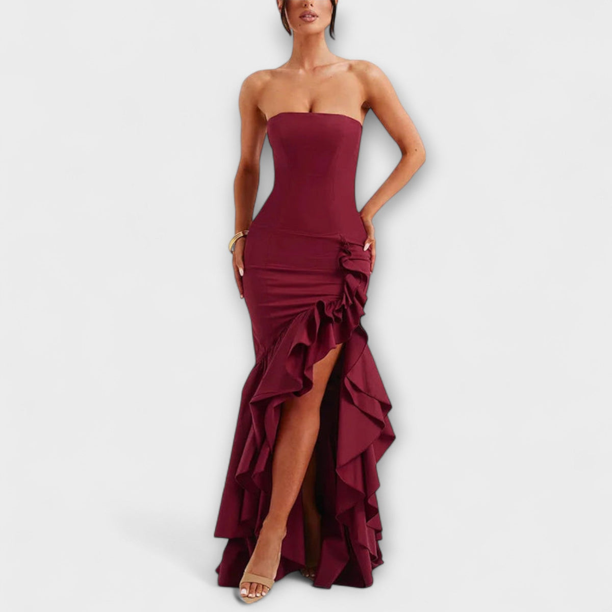 Zuri Off-Shoulder Maxi Dress for Chic Events