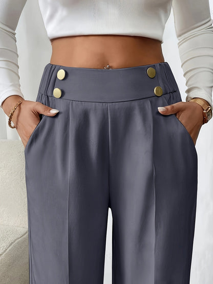 Women's Wide-Leg Trousers | High-Waisted & All-Day Comfort 10