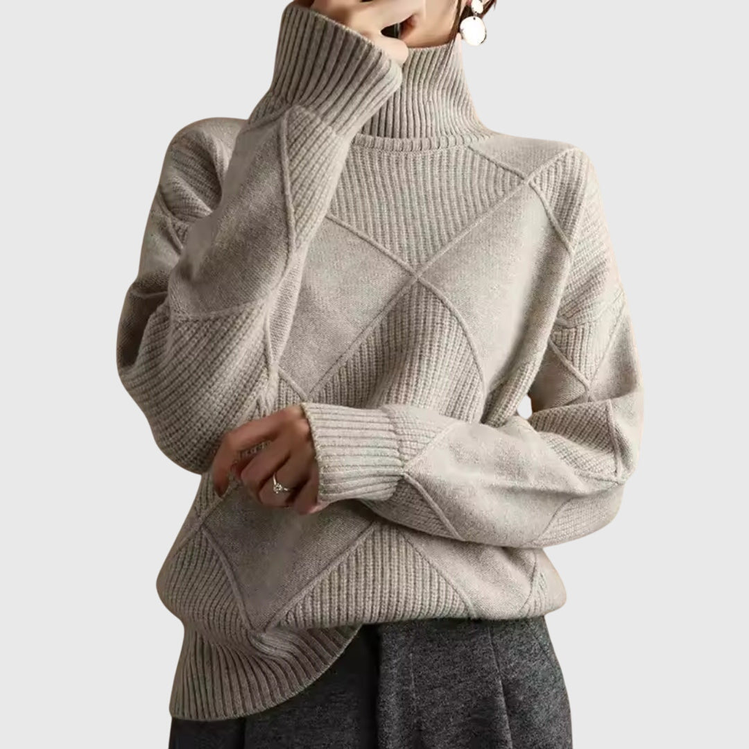 Women's Roll Neck Jumper | Cosy & Warm Knit 16
