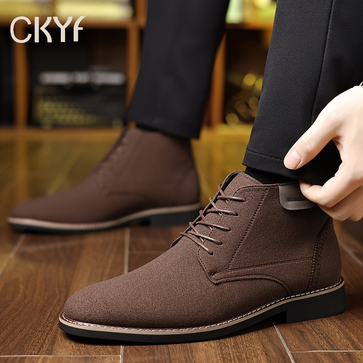 Abraham | Refined Lace-Up Ankle Boots