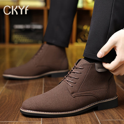 Abraham | Refined Lace-Up Ankle Boots