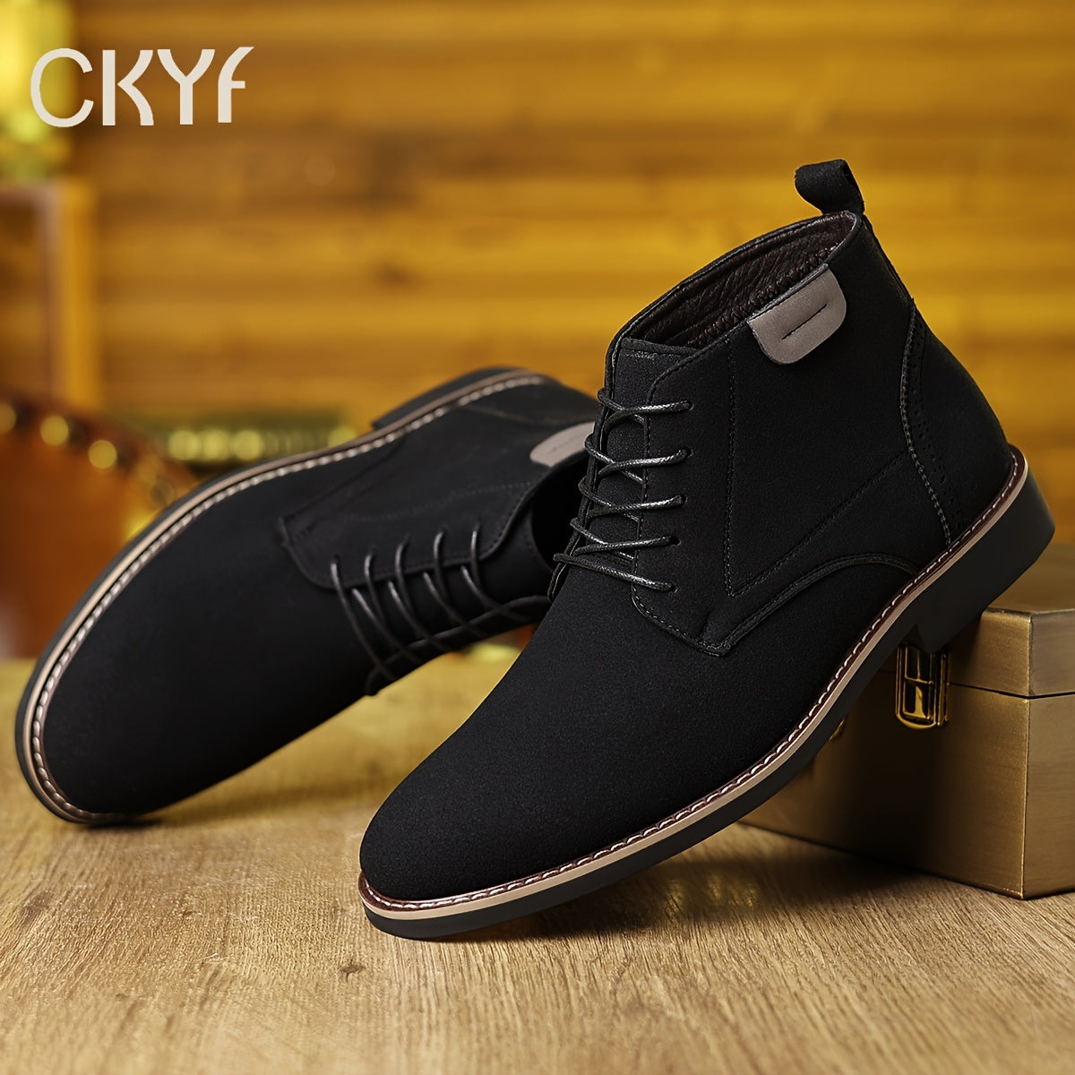 Abraham | Refined Lace-Up Ankle Boots