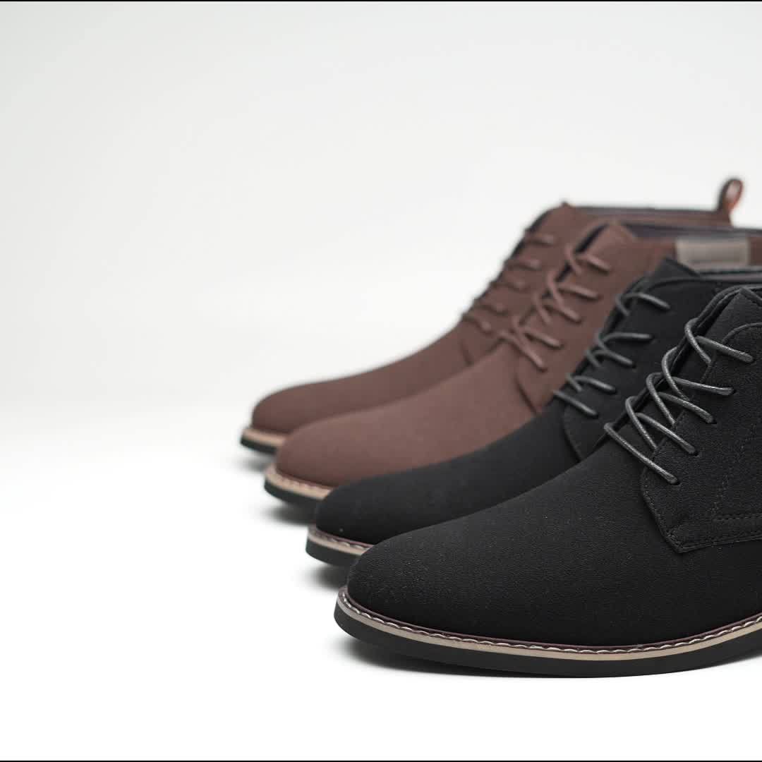 Abraham | Refined Lace-Up Ankle Boots