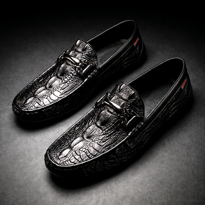 Women's Croc Loafers | Metal Bit Detail & Cushioned Comfort 5