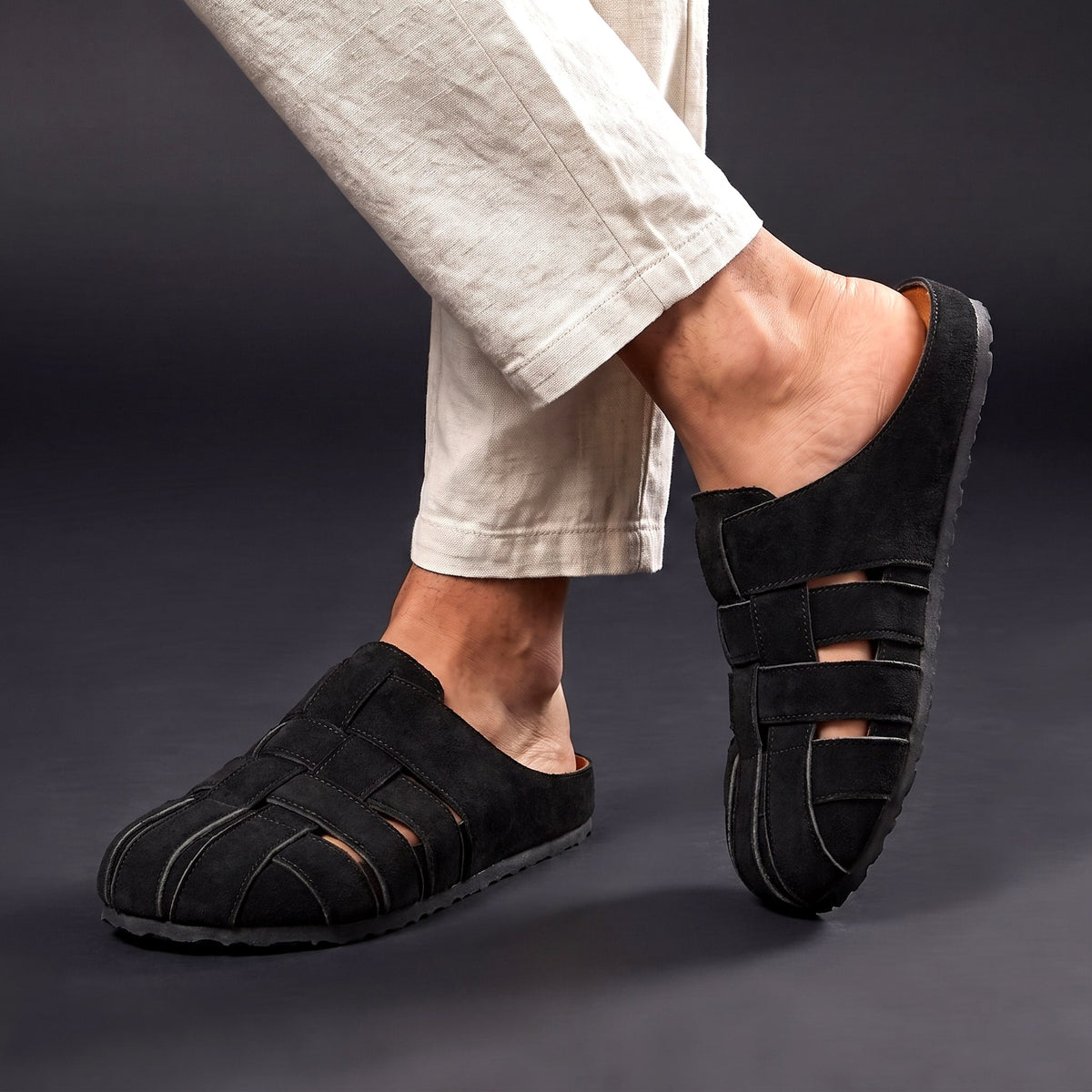 Women's Woven Clogs Cushioned Footbed Slip On Sandals 6