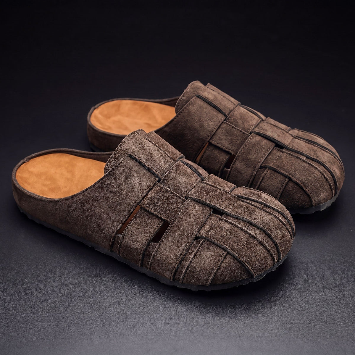 Women's Woven Clogs Cushioned Footbed Slip On Sandals 7
