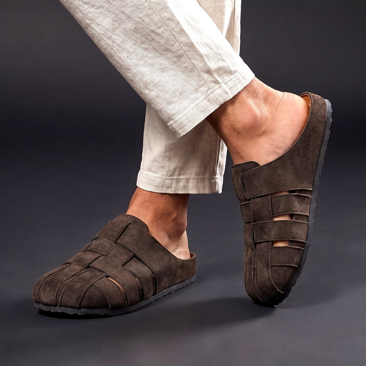 Women's Woven Clogs Cushioned Footbed Slip On Sandals 8