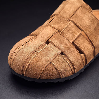 Women's Woven Clogs Cushioned Footbed Slip On Sandals 3