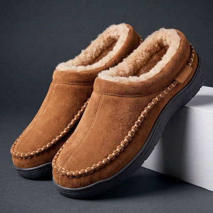 Women's Lined Slippers Cushioned Sole Slip On House Shoes 1