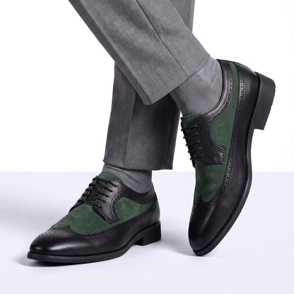 Men's Wingtip Derby Shoes Brogue Oxford Cushioned Insole 6