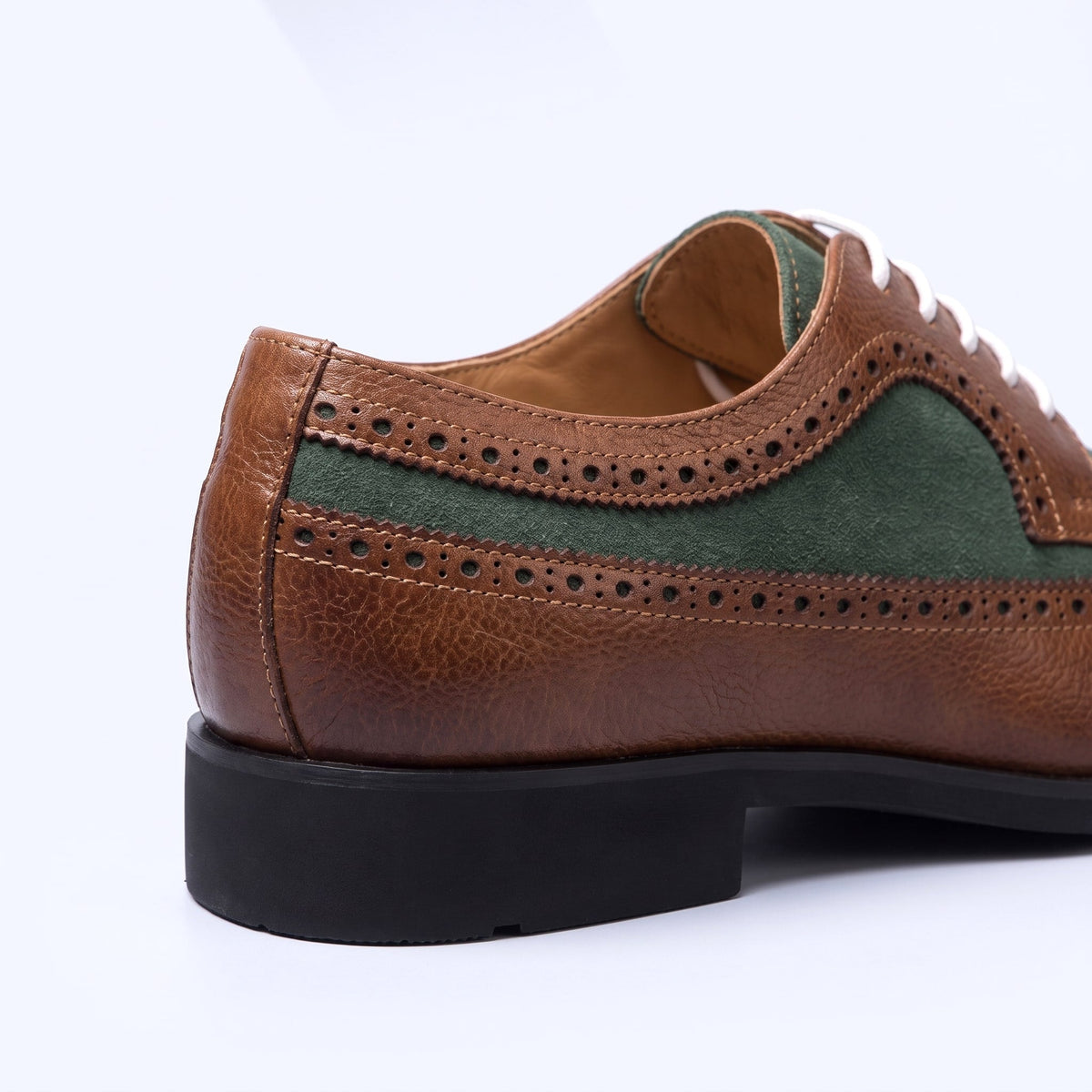 Men's Wingtip Derby Shoes Brogue Oxford Cushioned Insole 4
