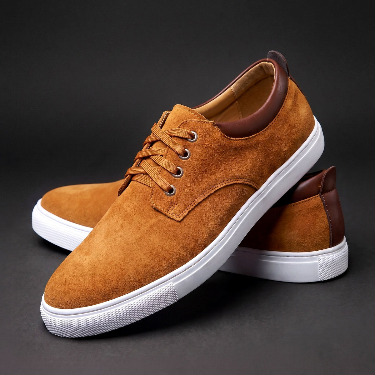 Men's Trainers Padded Collar Rubber Sole Sneakers Shoes 1