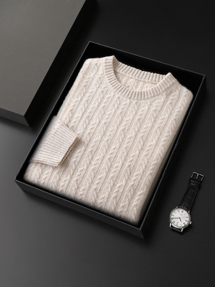 Men's Cable Knit Sweater | Soft & Breathable Comfort 5