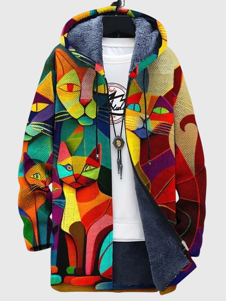 Women's Printed Jacket | Artistic Design & Comfortable Fit 3