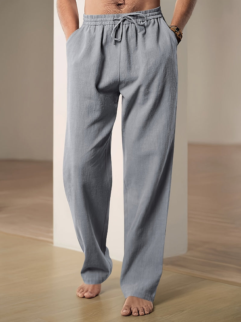 Men's Relaxed Pants | Elastic Waist & Drawstring 5