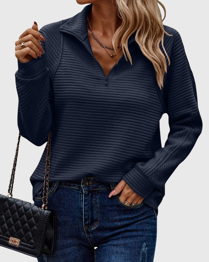 Women's Zip Jumper | Elegant V-Neck Design 6