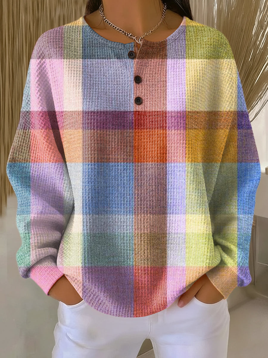 Women's Jumper | Warm & Cosy Waffle Knit 1