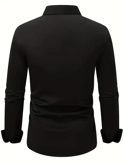 Men's Dress Shirt | Button-Front & Pointed Collar 20