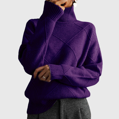 Women's Roll Neck Jumper | Cosy & Warm Knit 13
