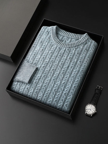 Men's Cable Knit Sweater | Soft & Breathable Comfort 1