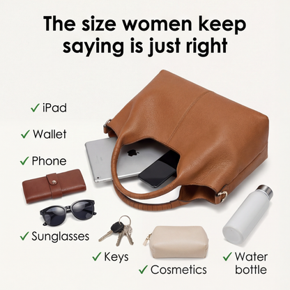 Women's Hobo Bag | Multi-Pocket & Three Ways to Carry 7