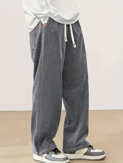 Men's Trousers | Relaxed Straight-Leg Fit 38
