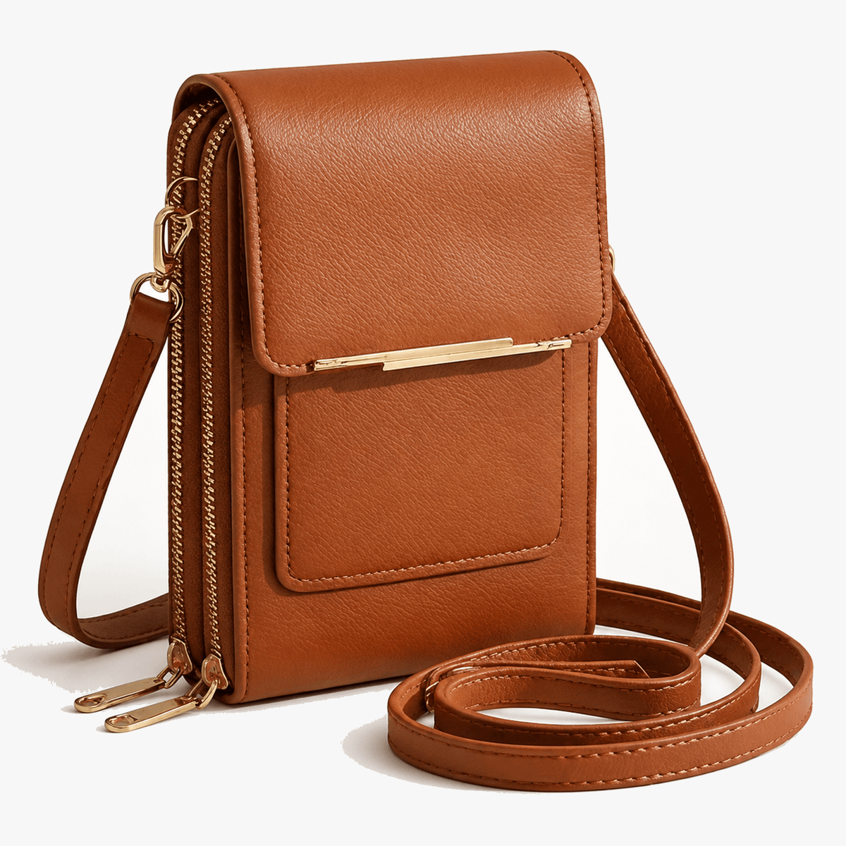 Women's Touch-Through Crossbody Bag | Phone Access Without Unzipping 12