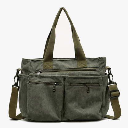 Women's Shoulder Bag | Multi-Pocket & Crossbody Strap 10