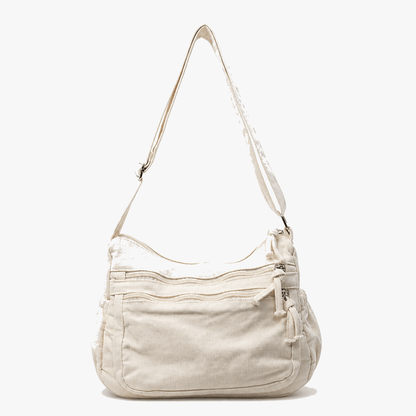 Women's Canvas Hobo Bag | 6 Pockets & Lightweight 12