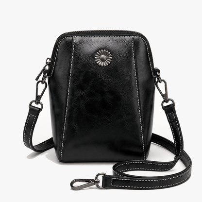 Women's Crossbody Phone Bag | Twin-Zip & Adjustable Strap 13